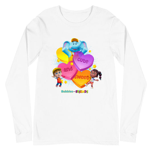 Bubbles & Friends Cute and Sweet Unisex Long-sleeve T-Shirt