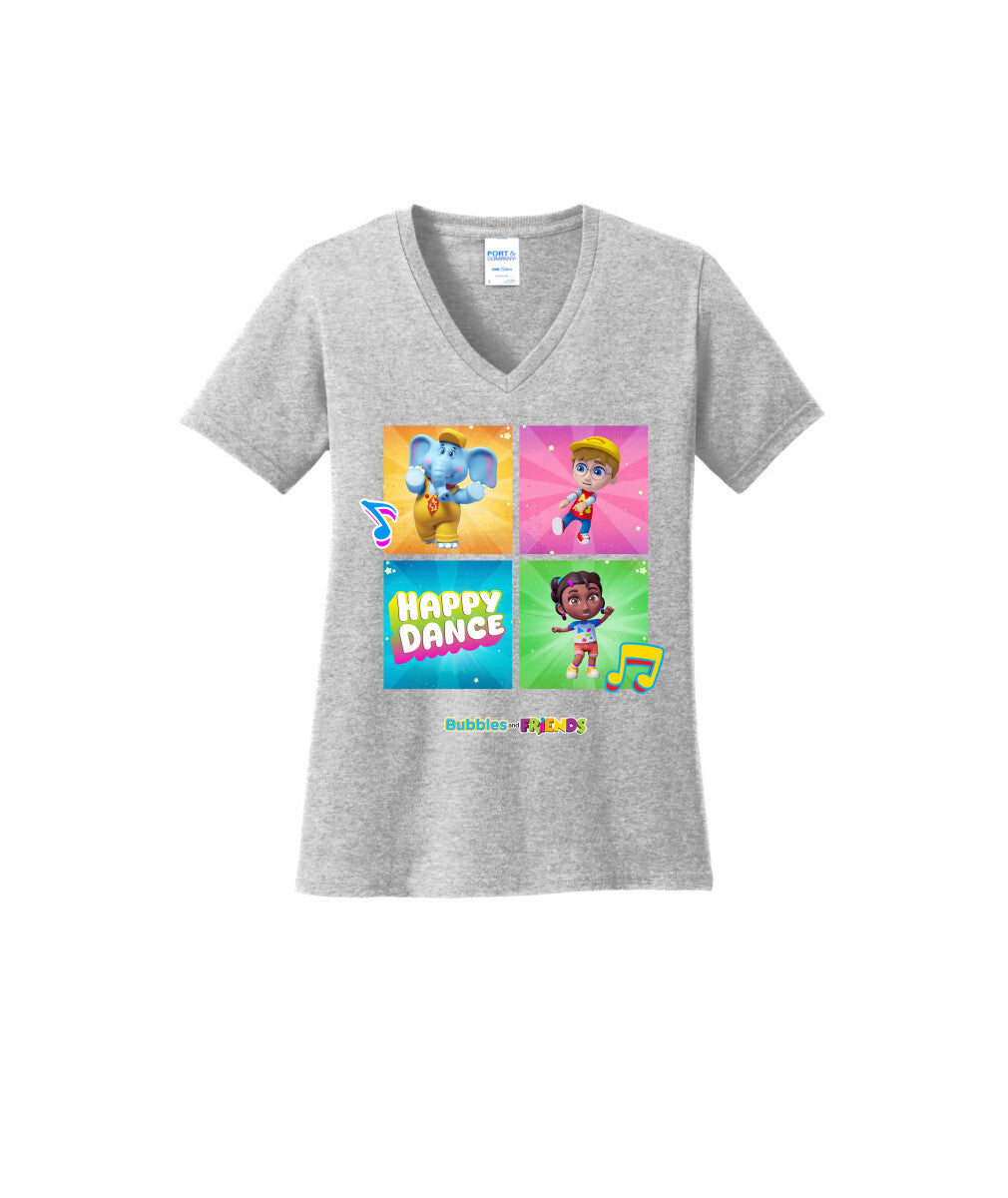 Bubbles and Friends β Happy Dance Collection Happy Team WomenT-Shirt