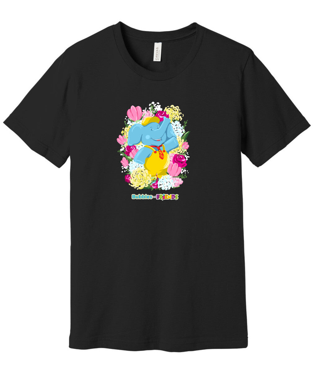Bubbles & Friends Mothers Day Flowers Unisex Tee