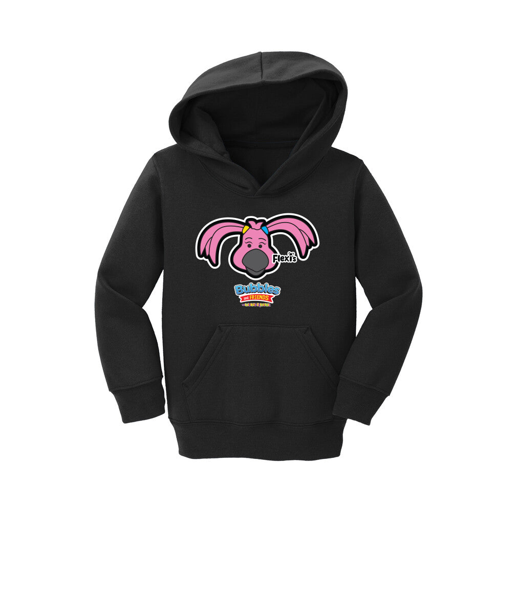 Bubbles & Friends- Friends from Happyville 'Flexi' Toddler Fleece Pullover Hoodie