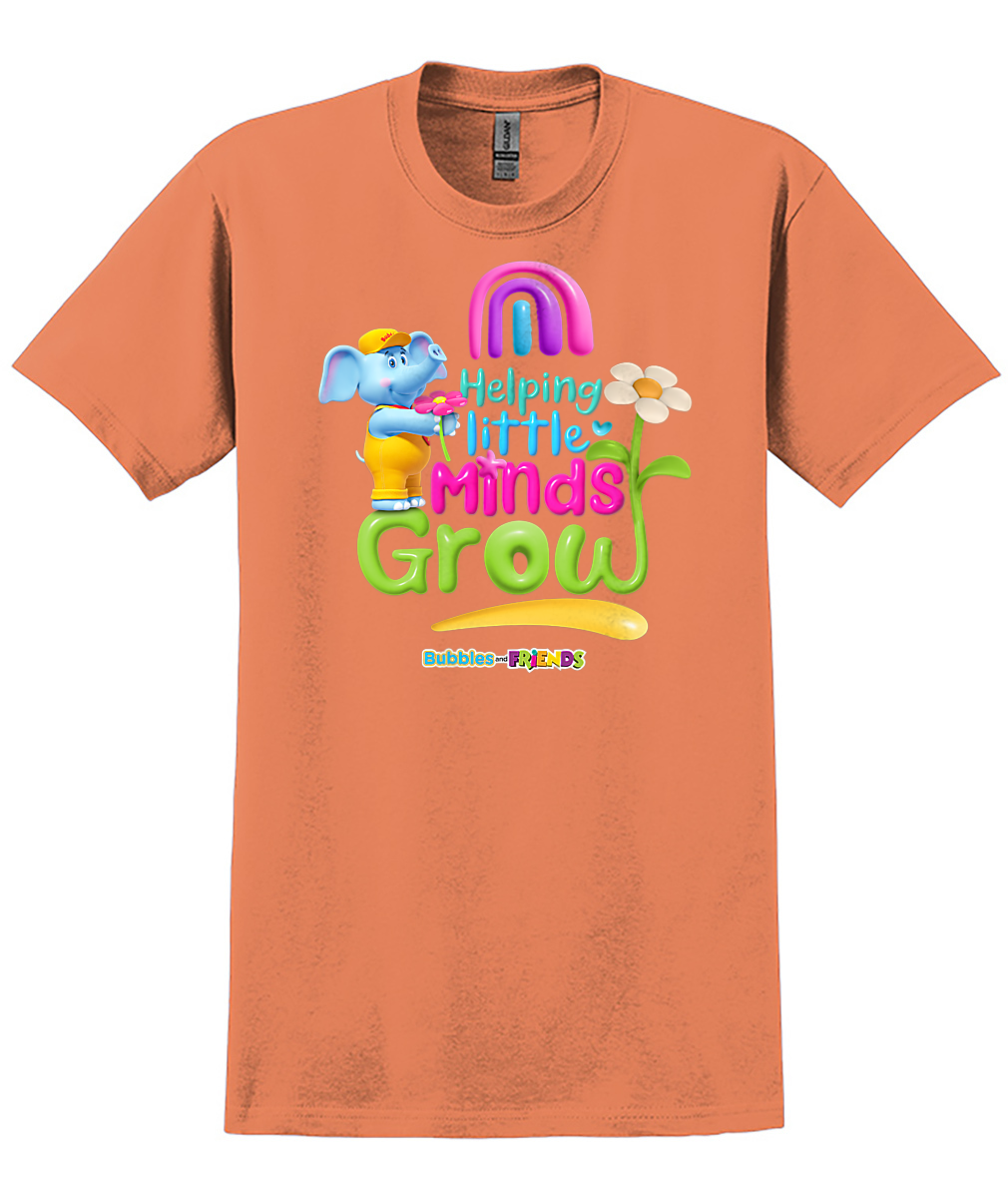 Bubbles and Friends - Teacher appreciation Helping Little Minds Adult T-Shirt