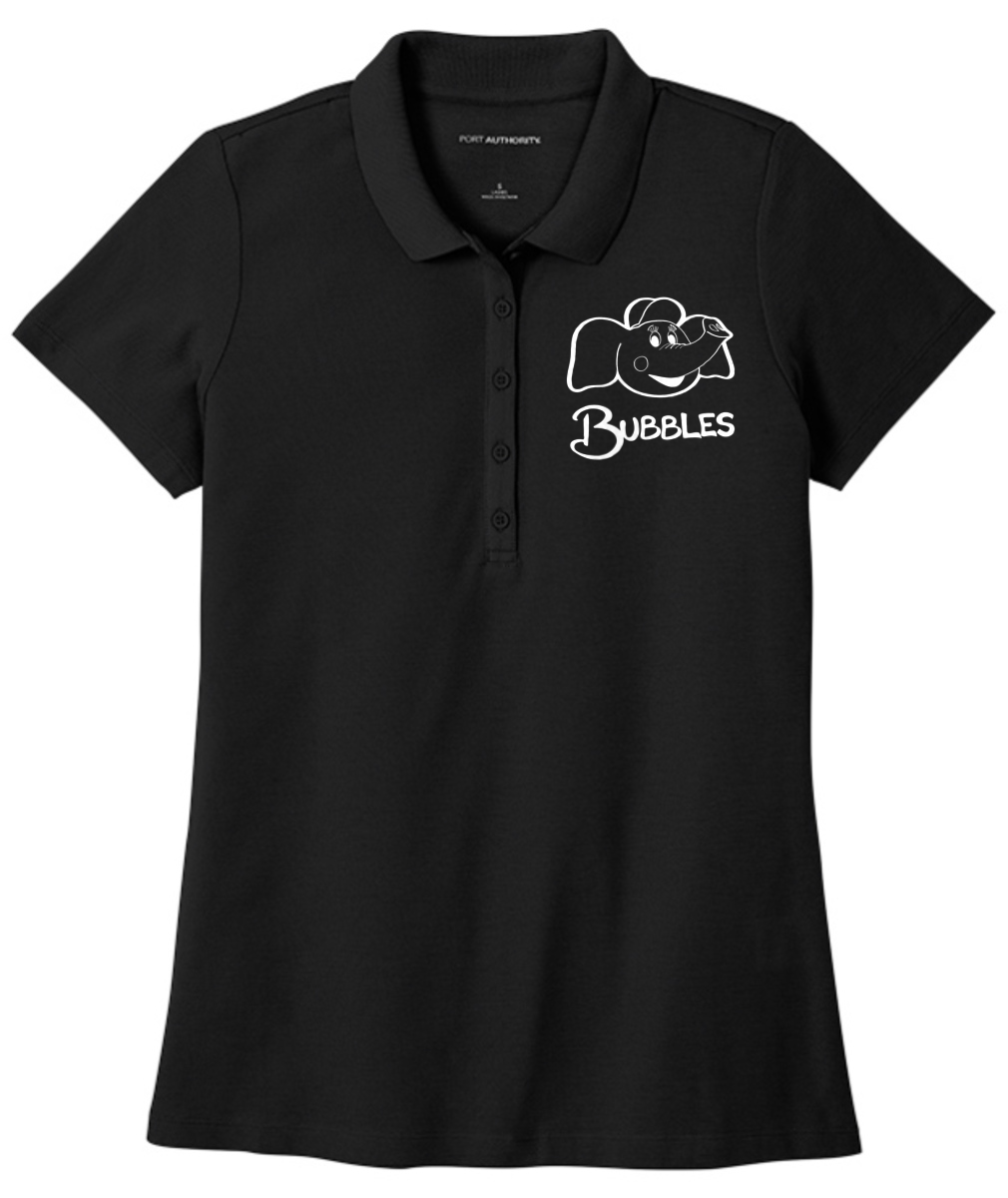 Bubbles and Friends - Bubbles embroidered Womens Polo