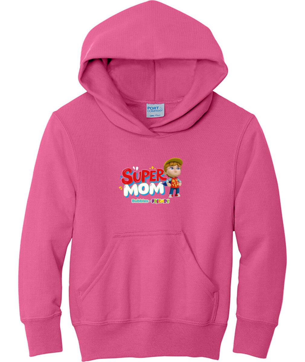 Bubbles & Friends Mothers Day Braden Children's Fleece Sweatshirt