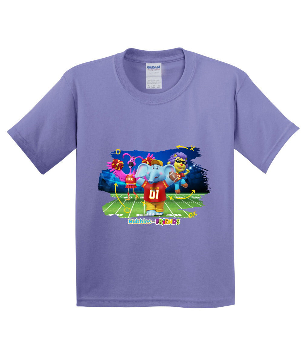 Bubbles and Friends - Varsity Collection Bubbles Football Children T-Shirt