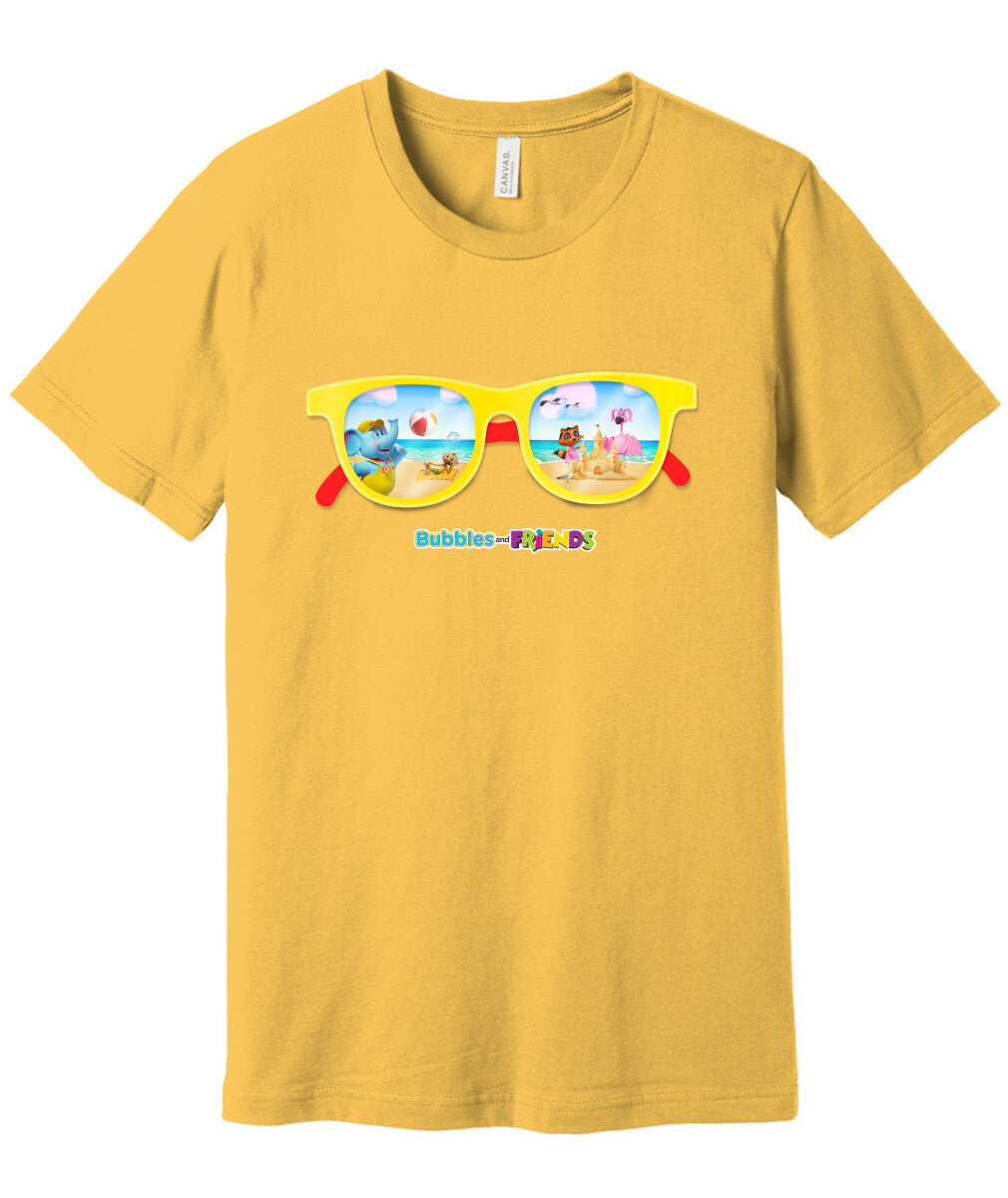 Bubbles & Friends Summer Sunglasses Unisex Tee