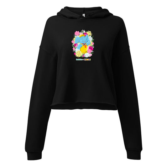 Bubbles & Friends Mothers Day Flowers Women's Cropped Sweatshirt