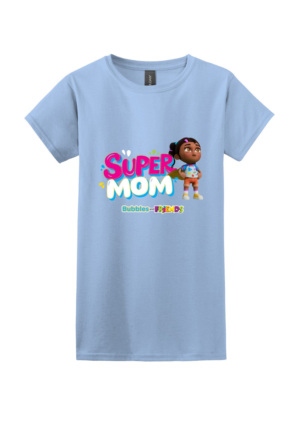 Bubbles & Friends Mothers Day SuperMom Women's T-Shirt