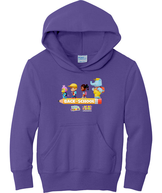 Bubbles & Friends BTS Pencil Walk Children's Hooded Sweatshirt
