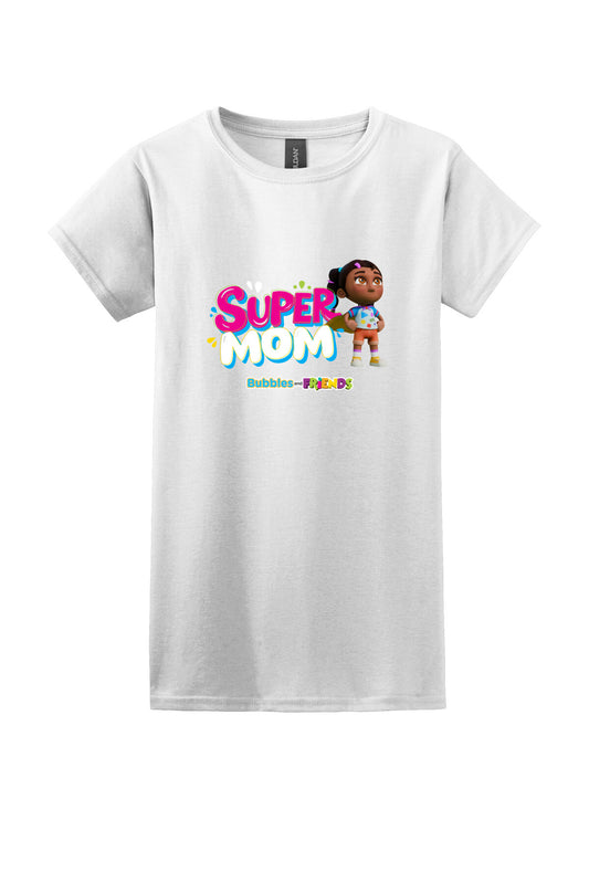 Bubbles & Friends Mothers Day SuperMom Women's Tee