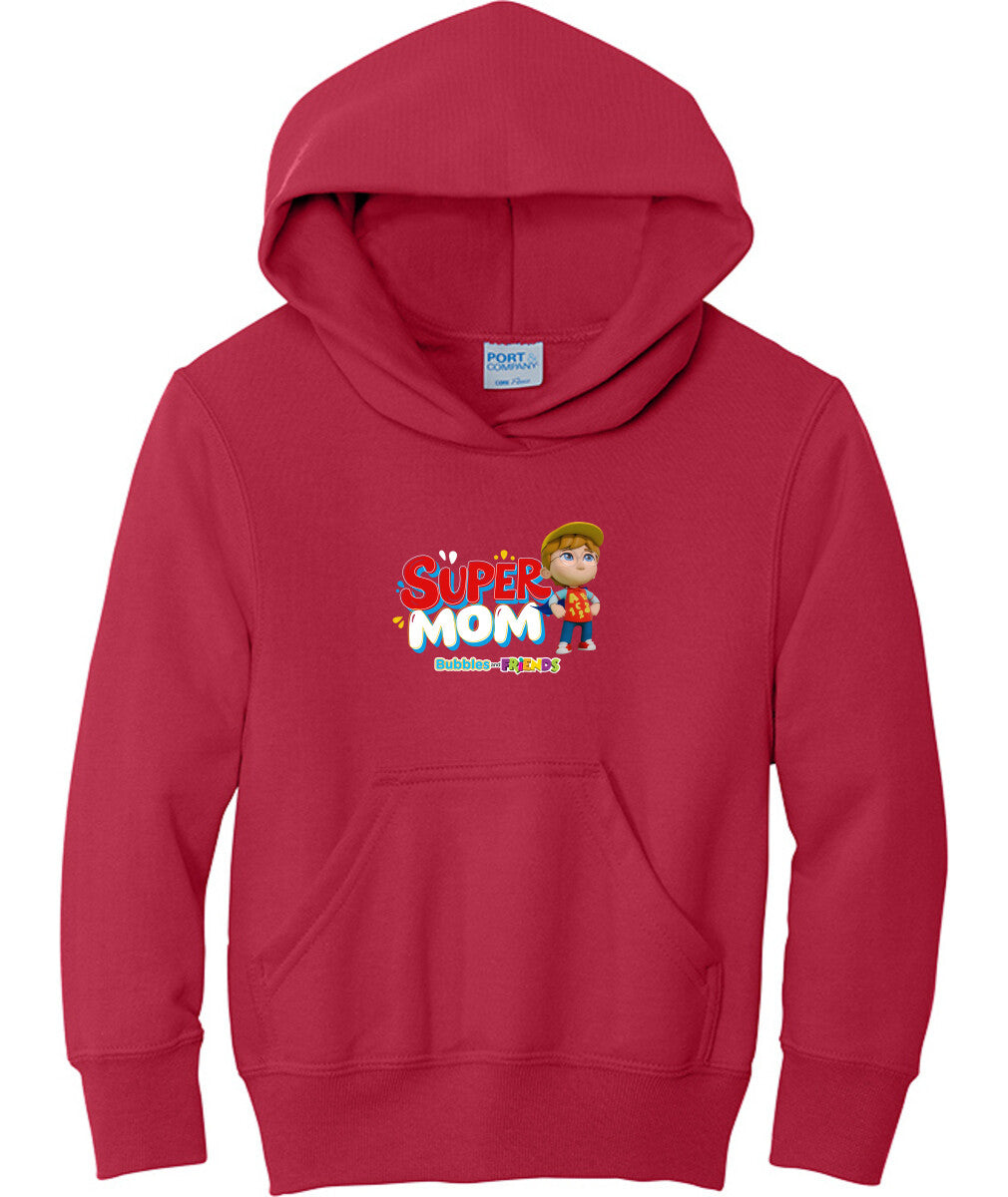 Bubbles & Friends Mothers Day Braden Children's Fleece Sweatshirt