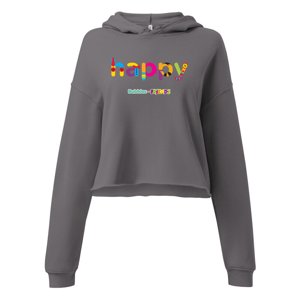 Bubbles & Friends Women's Cropped Hoodie