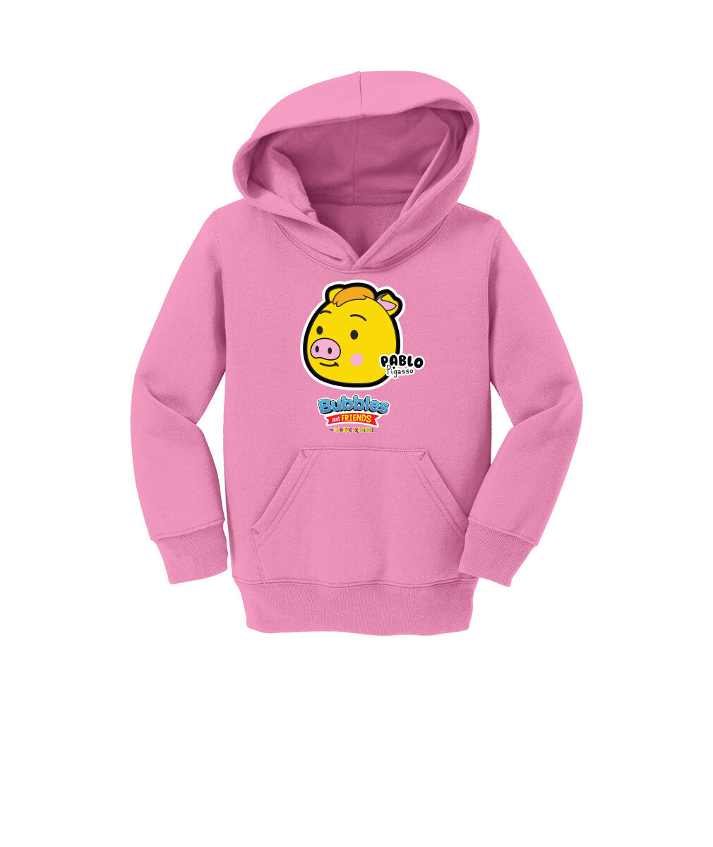 Bubbles & Friends- Friends from Happyville 'Pablo' Toddler Fleece Pullover Hoodie