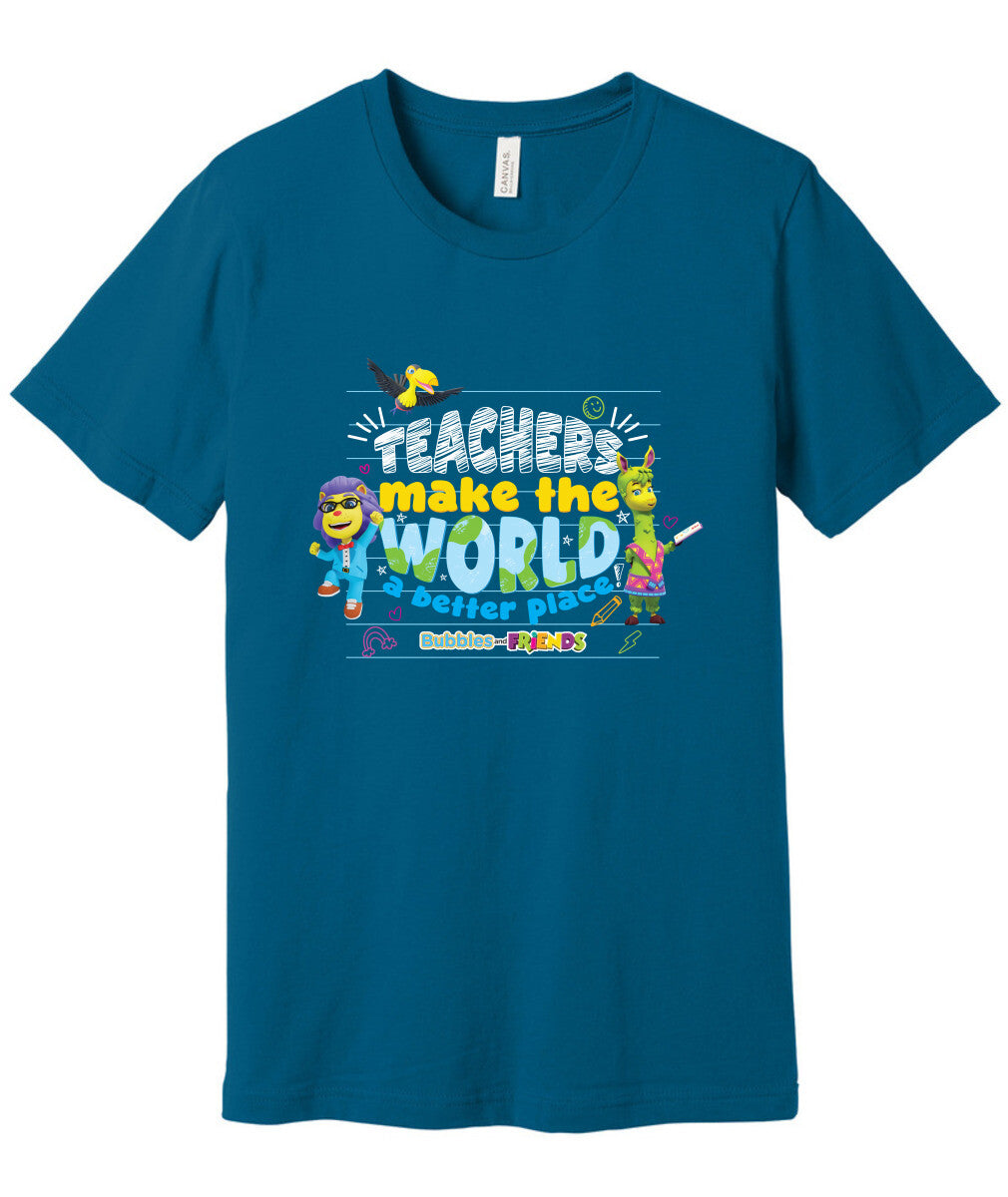 Bubbles & Friends Teacher Appreciation World T-shirt