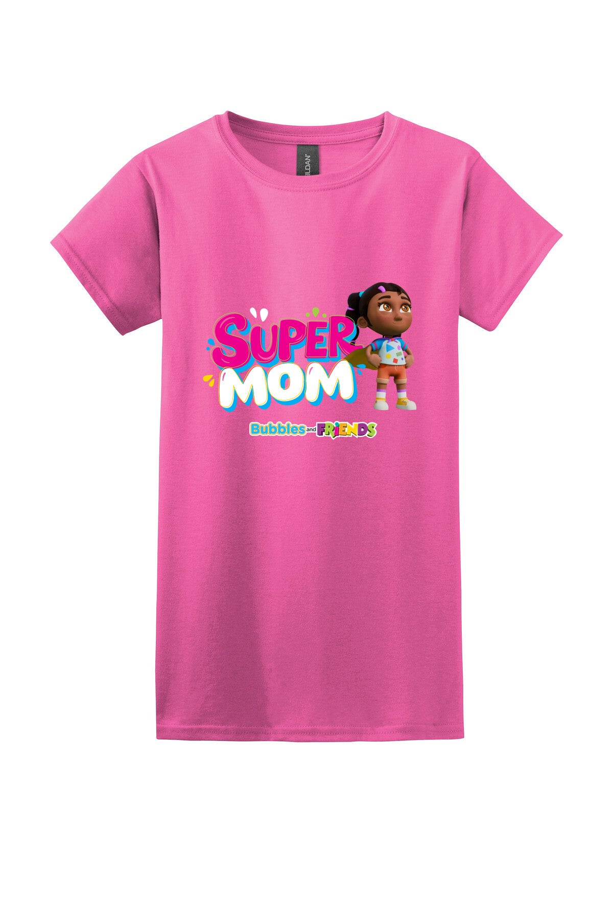 Bubbles & Friends Mothers Day SuperMom Women's T-Shirt