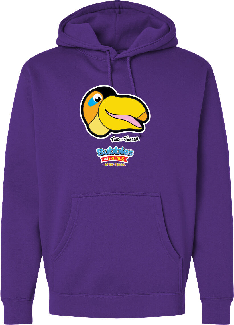 Bubbles & Friends- Friends from Happyville 'Two Plus' Midweight Hooded Sweatshirt- Unisex
