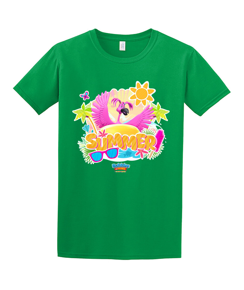 Bubbles & Friends Summer Flexi Unisex T-Shirt
