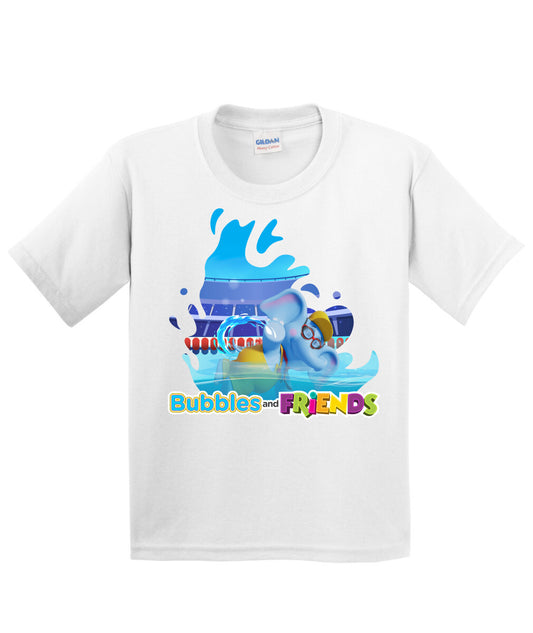 Bubbles and Friends - Summer Games Collection Bubbles Swim Children T-Shirt