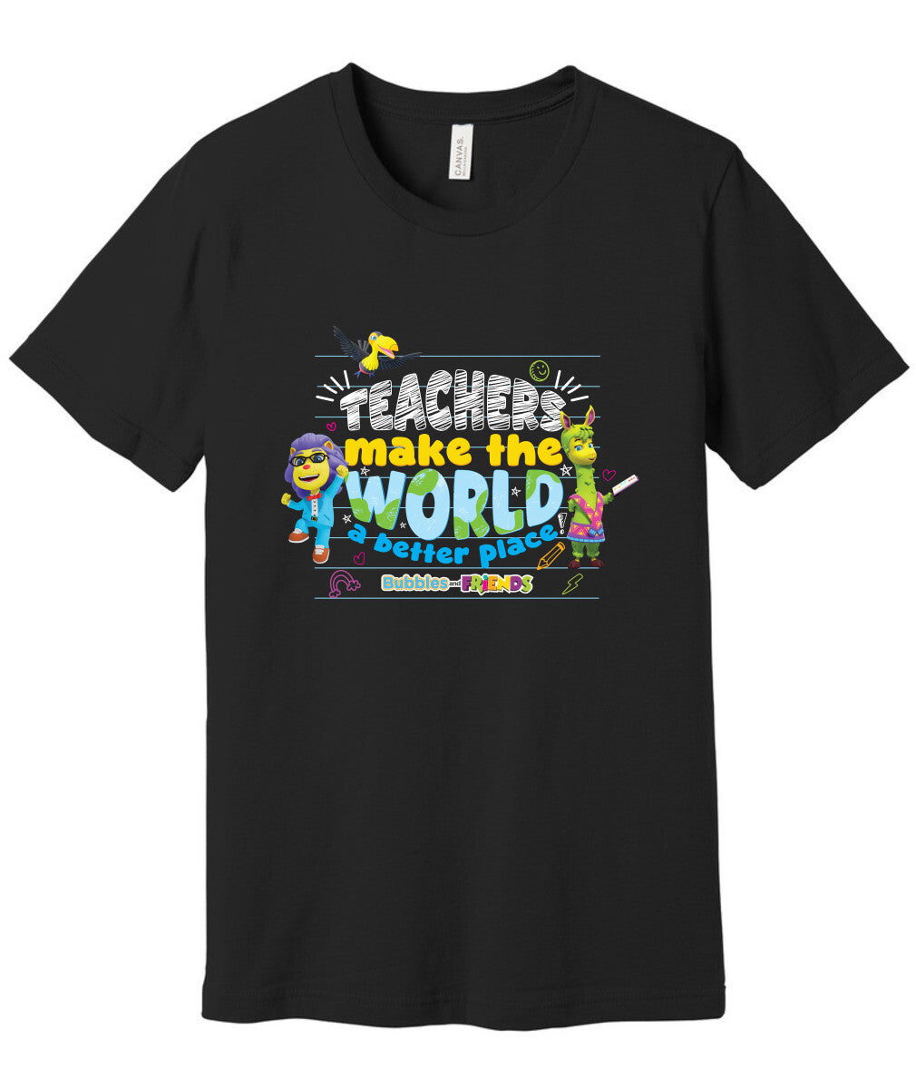 Bubbles & Friends Teacher Appreciation World T-shirt