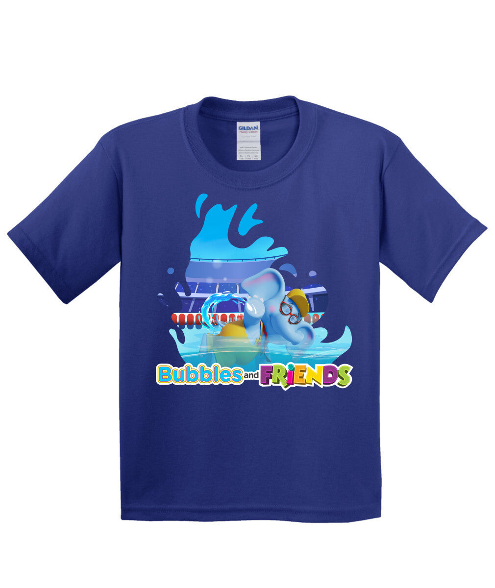 Bubbles and Friends - Summer Games Collection Bubbles Swim Children T-Shirt