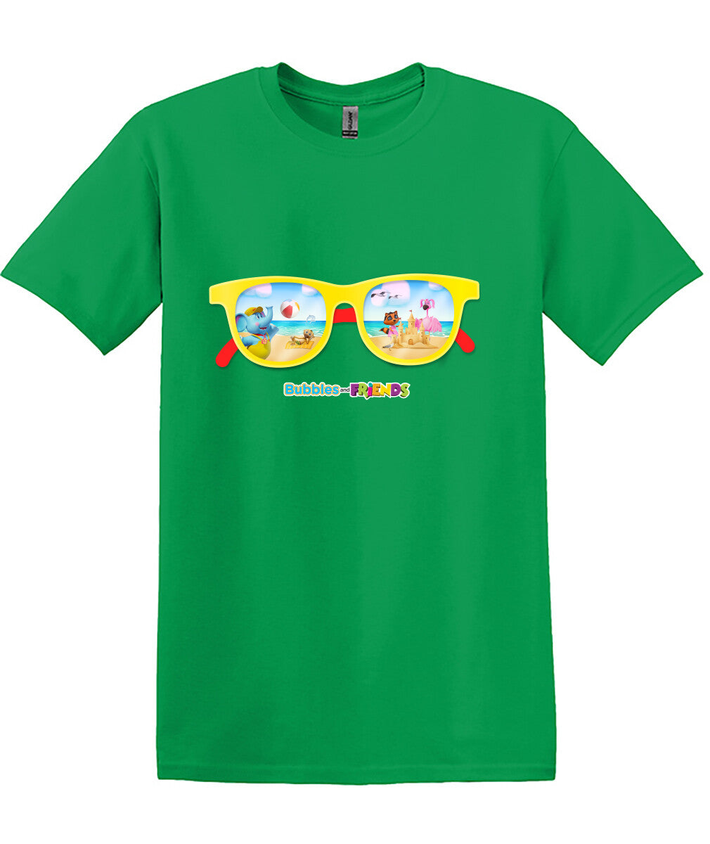 Bubbles & Friends Summer Sunglasses Men's T-Shirt