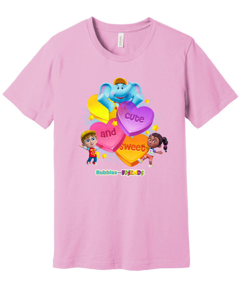 Bubbles & Friends Sweet and Cute Adult/Unisex T-Shirt