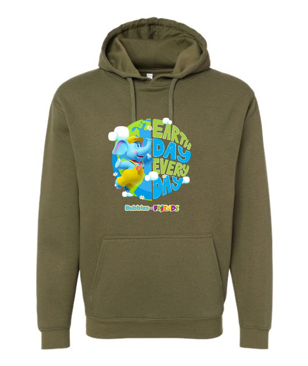 Bubbles & Friends Earth Day Everyday Unisex Hoodie