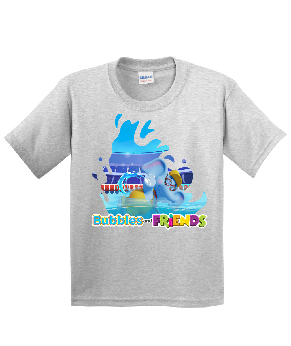 Bubbles and Friends - Summer Games Collection Bubbles Swim Children T-Shirt
