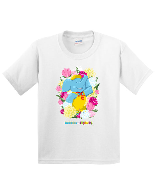 Bubbles & Friends Mothers Day Flowers Childrens T-Shirt