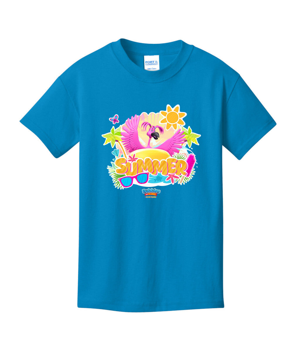 Bubbles & Friends Summer Flexi Youth/Children's T-Shirt