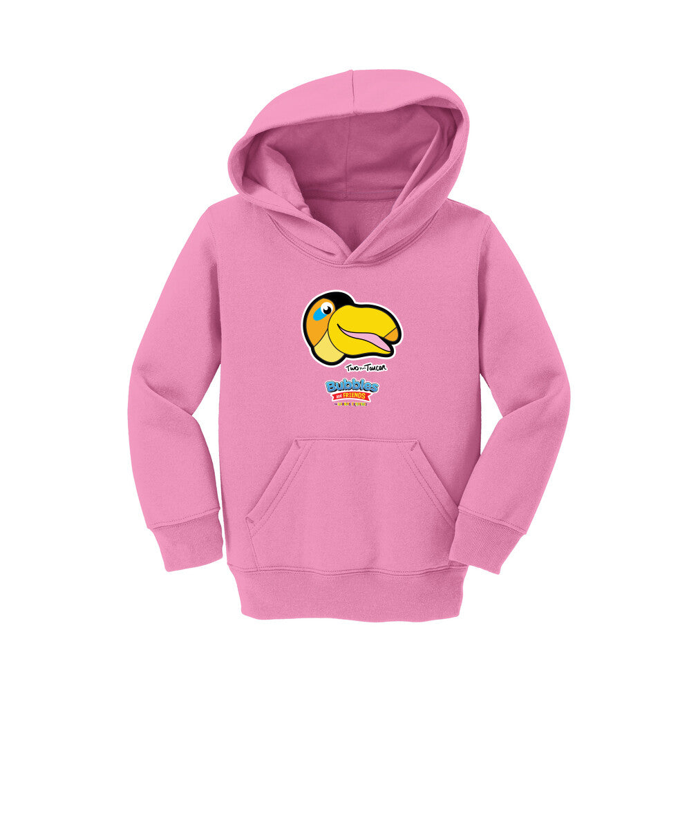 Bubbles & Friends- Friends from Happyville 'Two Plus' Toddler Fleece Pullover Hoodie