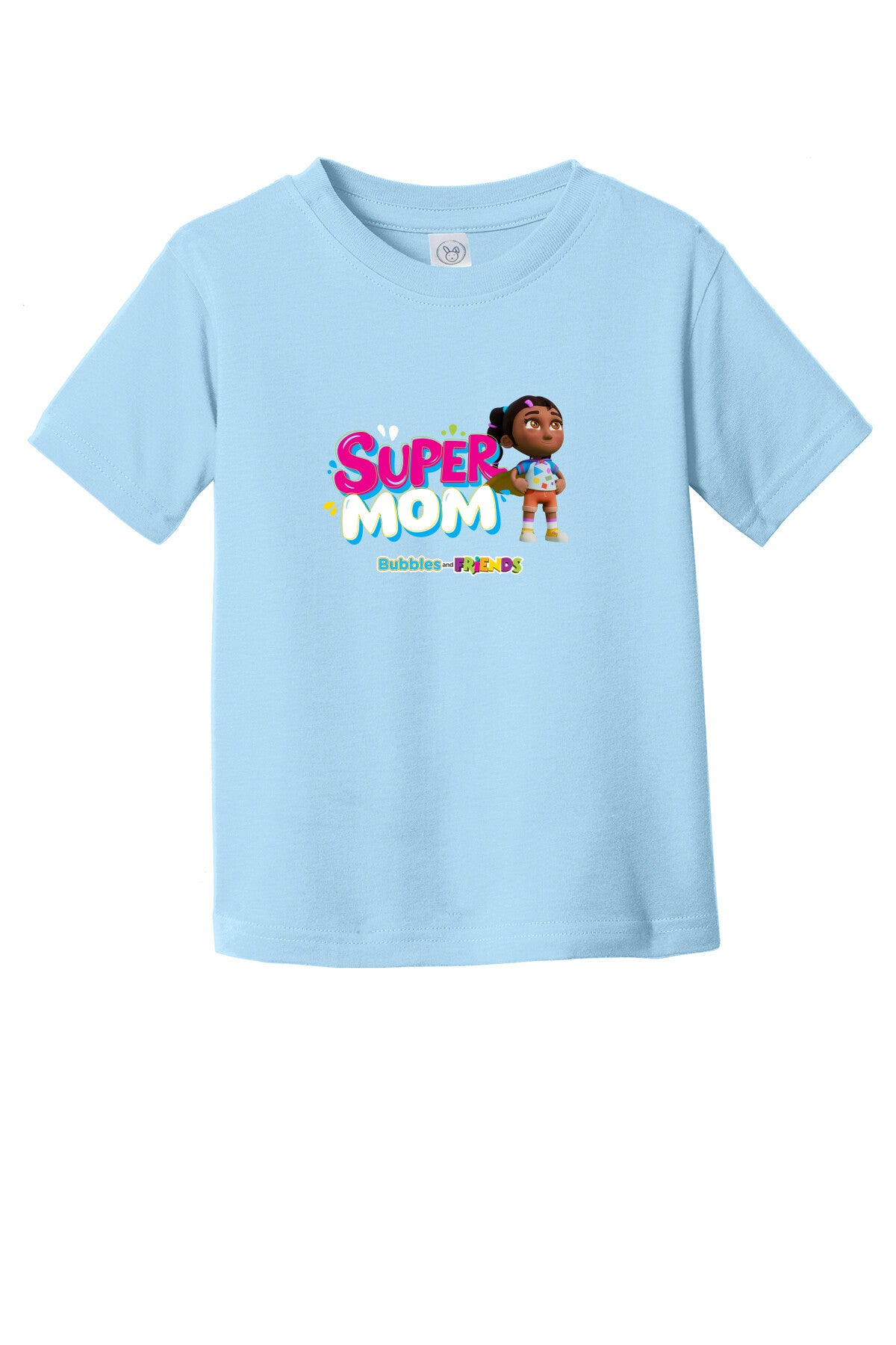 Bubbles & Friends Mothers Day SuperMom Toddler Tee