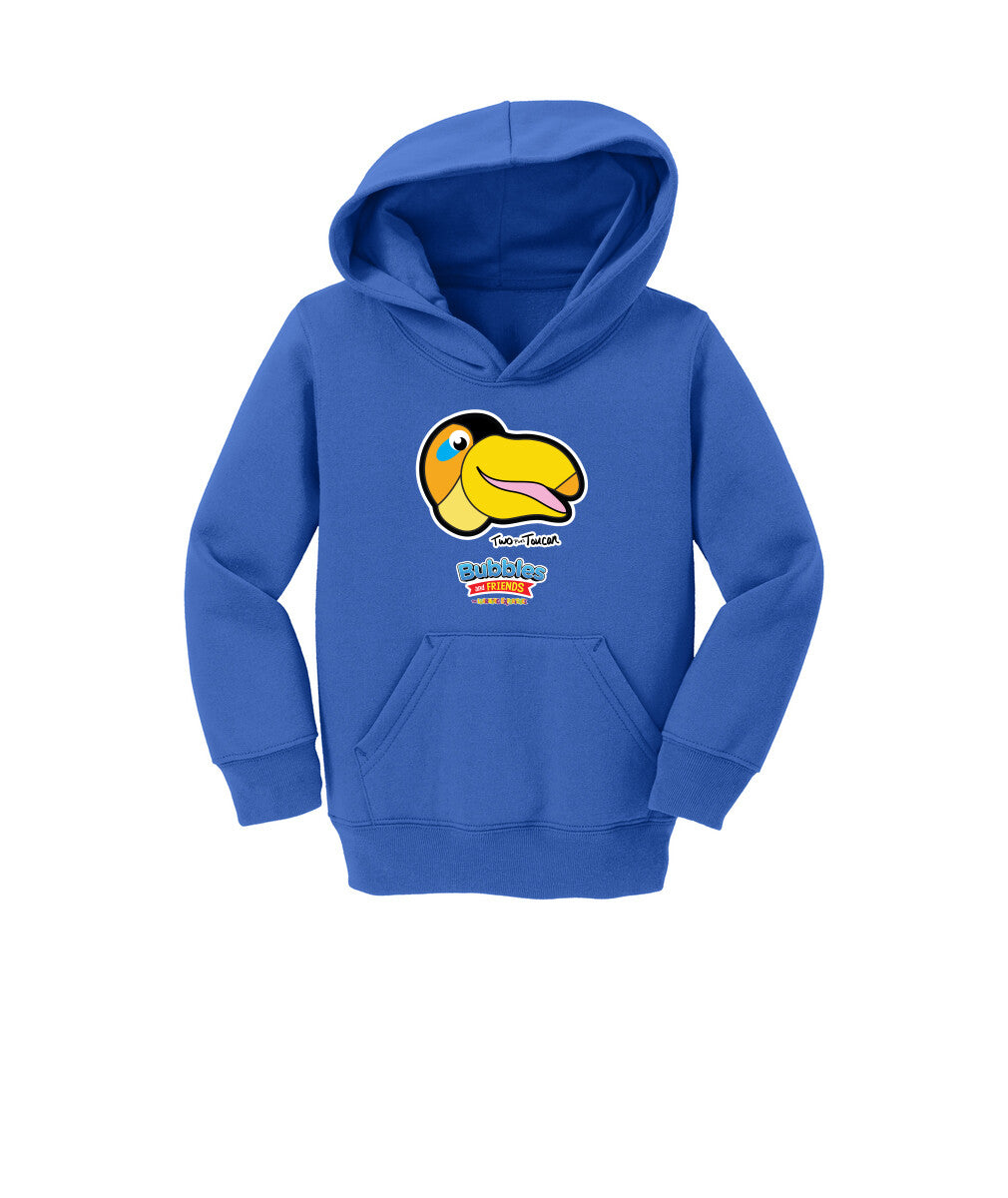 Bubbles & Friends- Friends from Happyville 'Two Plus' Toddler Fleece Pullover Hoodie