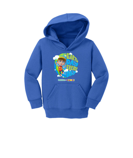 Bubbles & Friends Earth Day Braden Toddler Hoodie