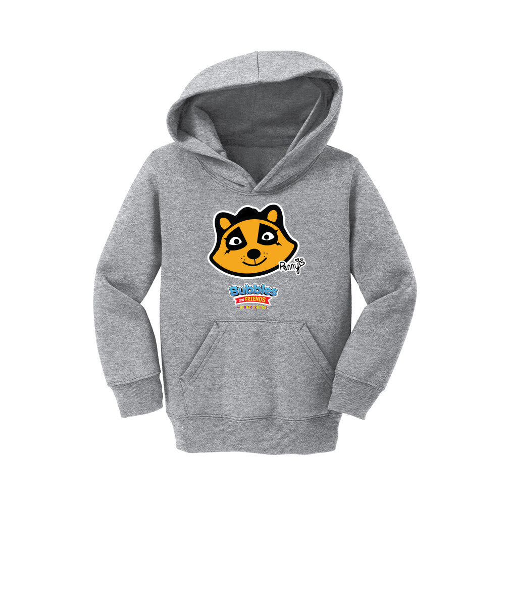 Bubbles & Friends- Friends from Happyville 'Penny' Toddler Fleece Pullover Hoodie