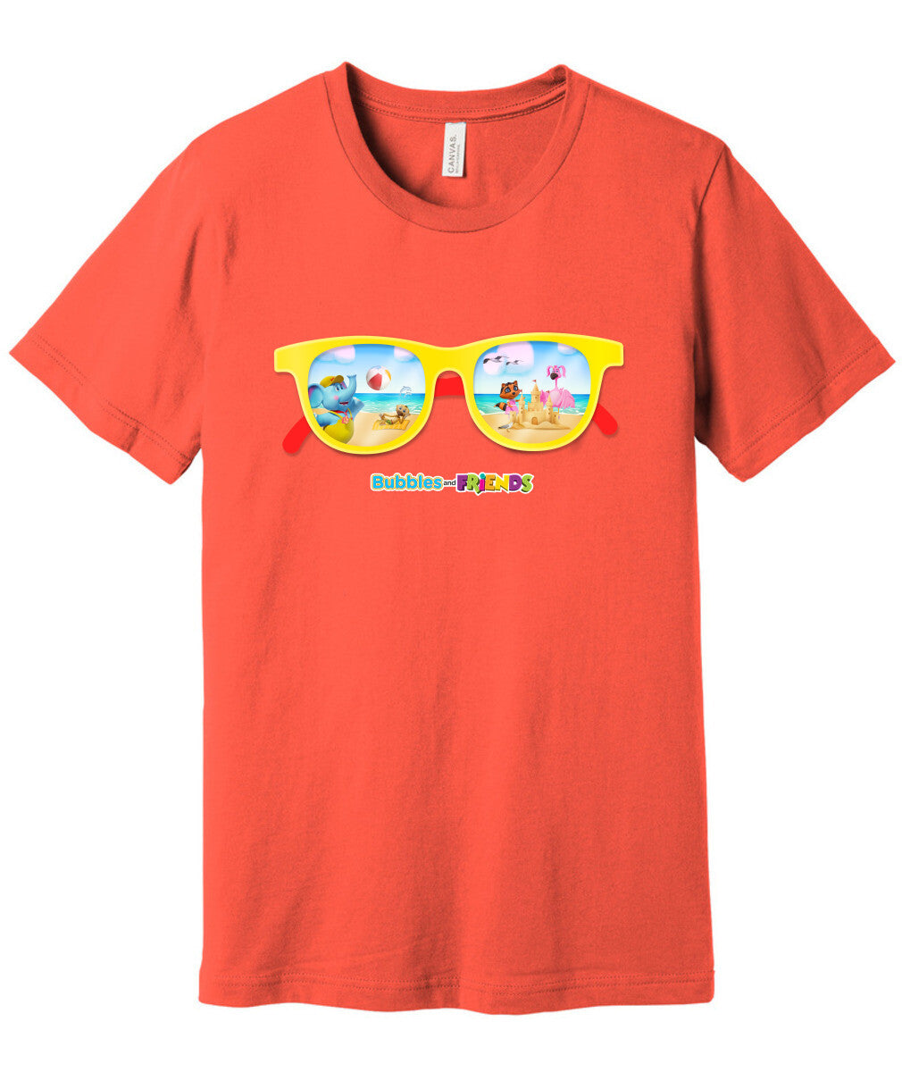 Bubbles & Friends Summer Sunglasses Unisex Tee