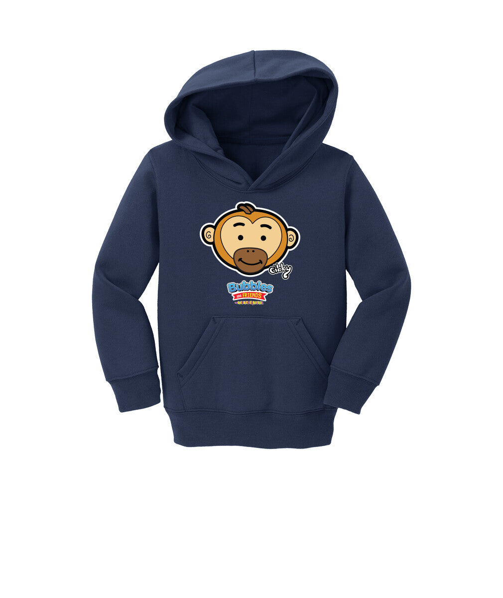 Bubbles & Friends- Friends from Happyville 'Gibby' Toddler Core Fleece Pullover Hoodie