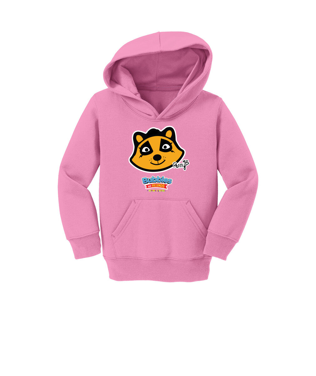 Bubbles & Friends- Friends from Happyville 'Penny' Toddler Fleece Pullover Hoodie