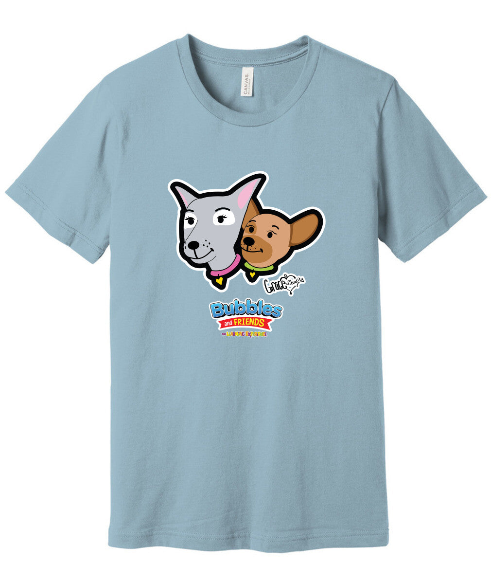 Bubbles & Friends- Friends from Happyville Grace & Charity Unisex Tee
