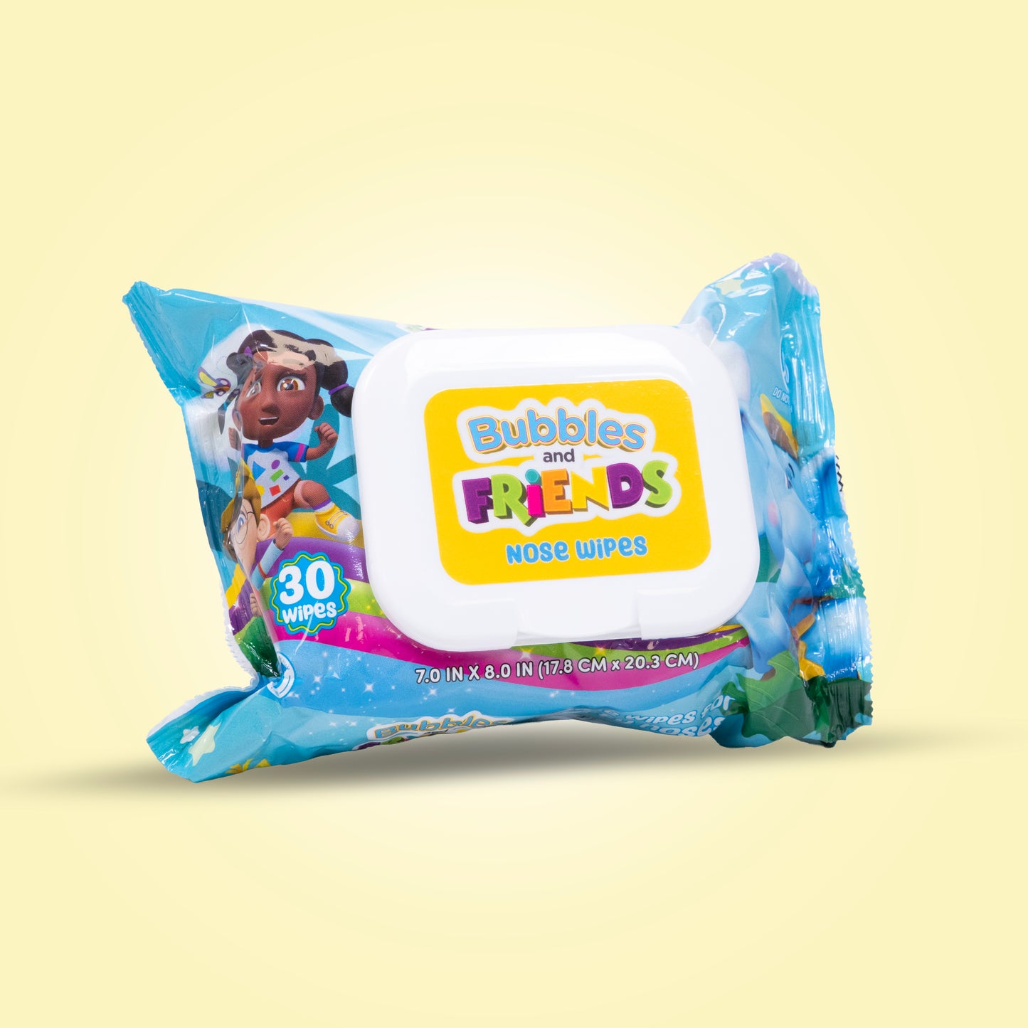Bubbles & Friends Premium Nose Wipes- 2 Pack/6 Pack