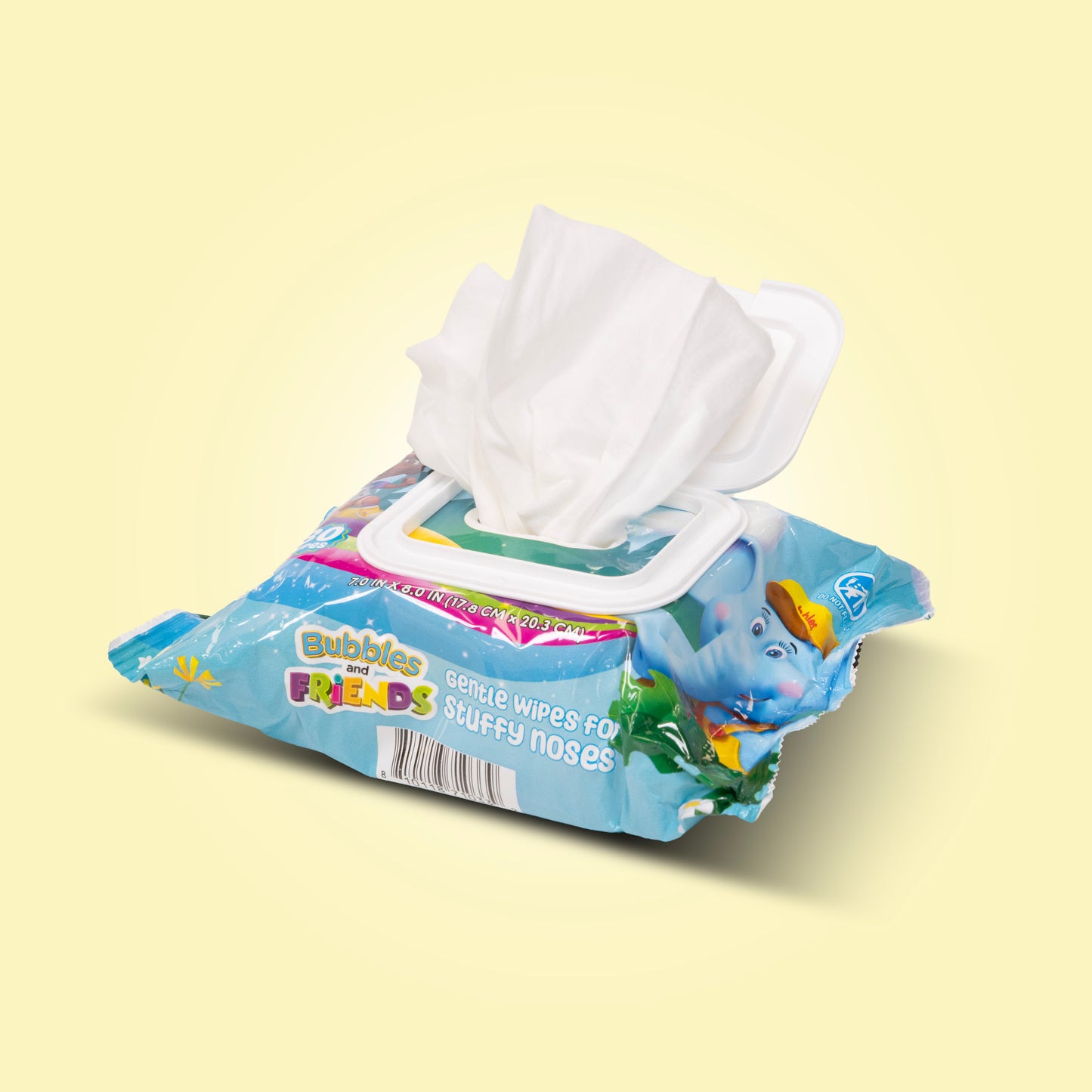 Bubbles & Friends Premium Nose Wipes- 2 Pack/6 Pack
