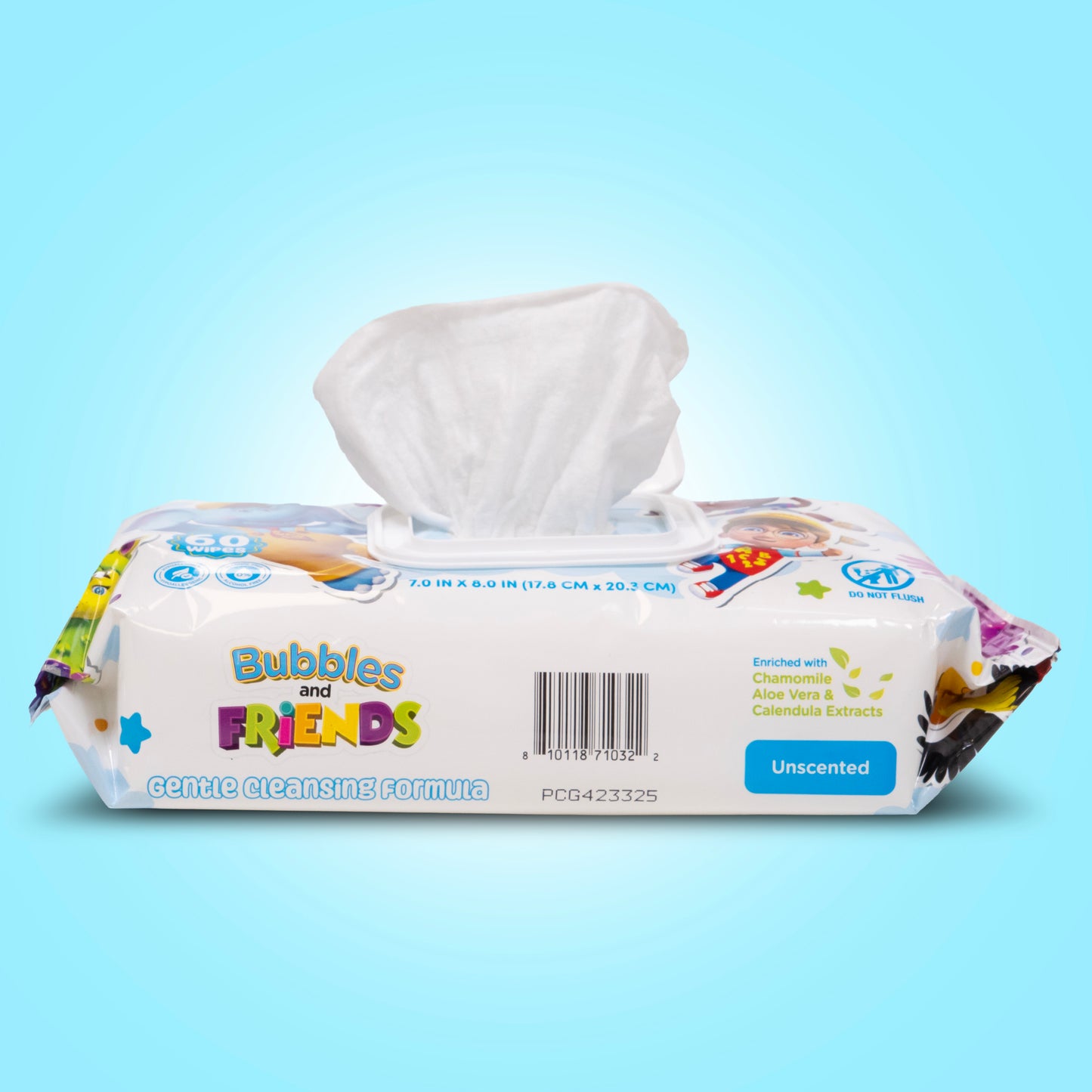 Bubbles & Friends Premium Baby Wipes- 3 Pack/6 Pack/12 Pack