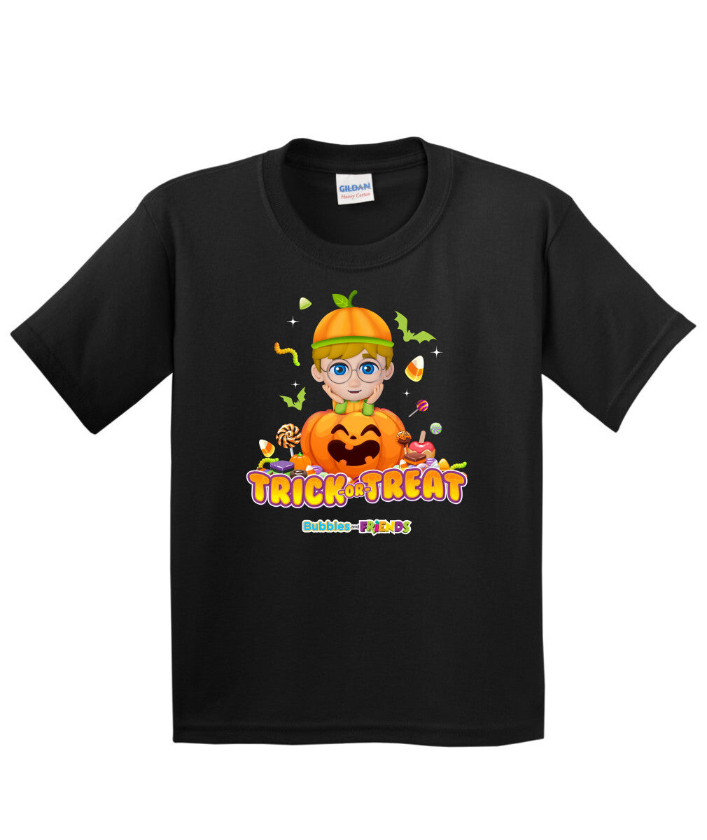 Bubbles and Friends - Halloween Collection Braden Children T-Shirt