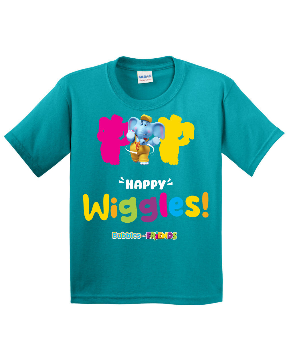 Bubbles and Friends – Happy Dance Collection Happy Wiggles Children T-Shirt