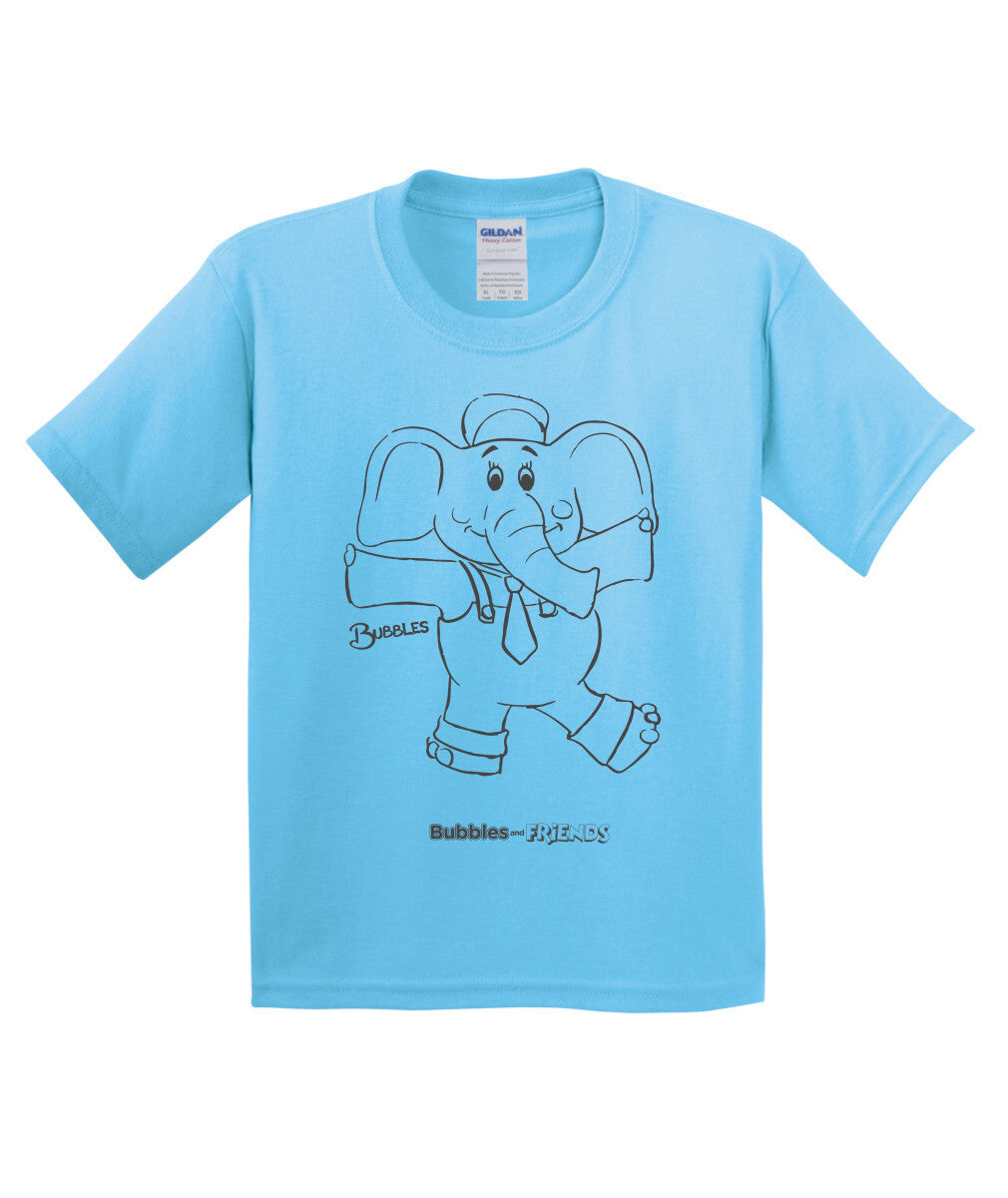 Bubbles Friends - Happy Doodles Bubbles Children T-Shirt