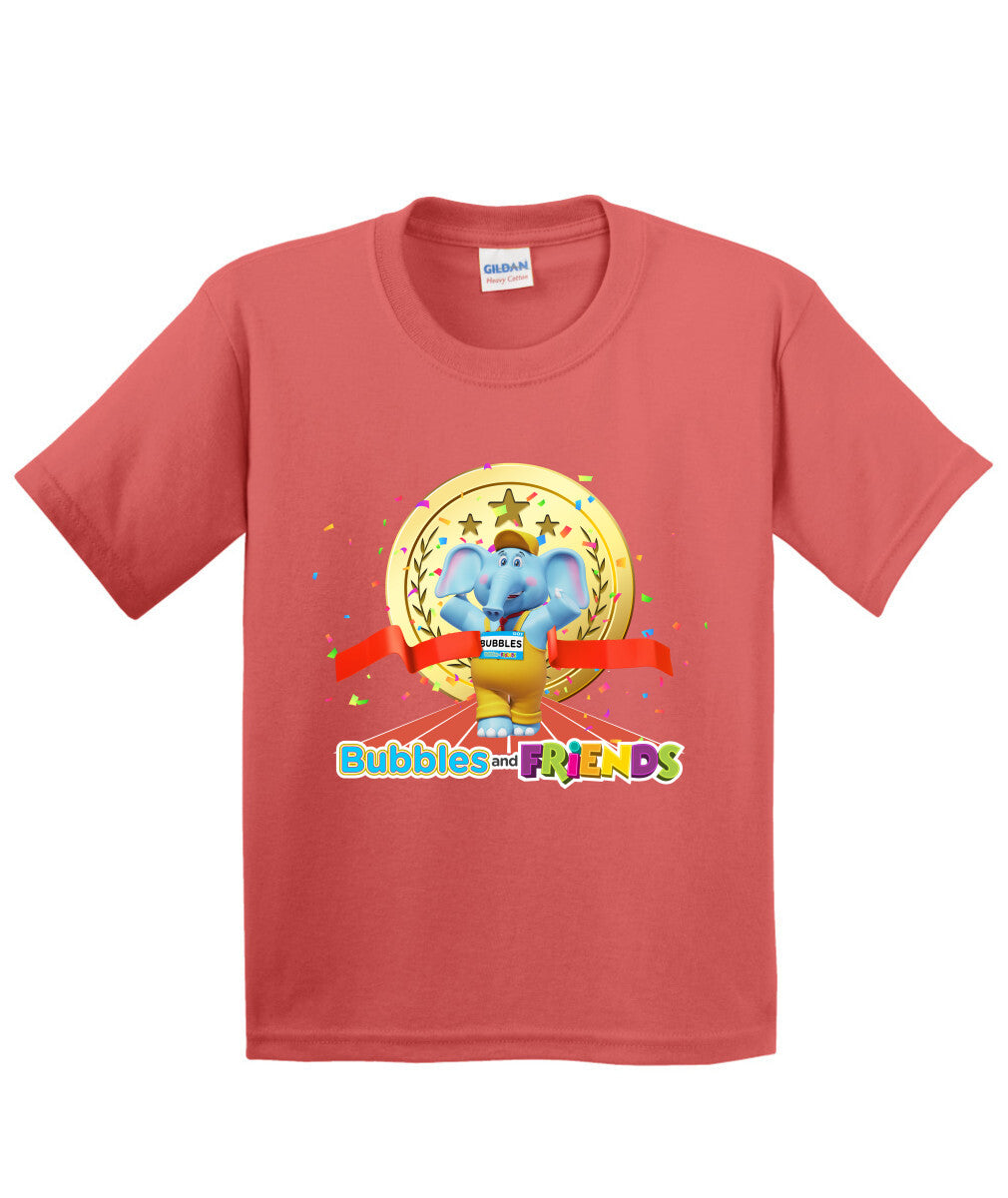 Bubbles and Friends - Summer Games Collection Bubbles Gold Children T-Shirt