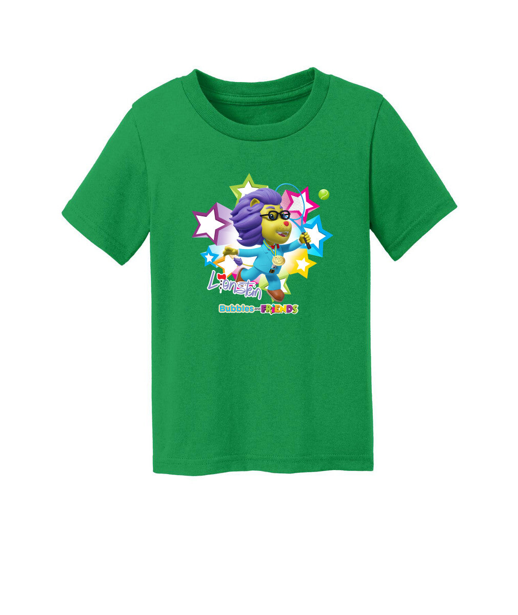 Bubbles and Friends - Summer Games Collection Tennis Lionstein Children T-Shirt