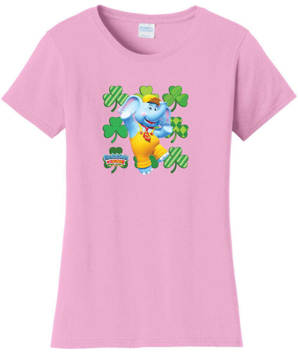 Bubbles & Friends St. Patrick's Day Bubbles Women's T-Shirt