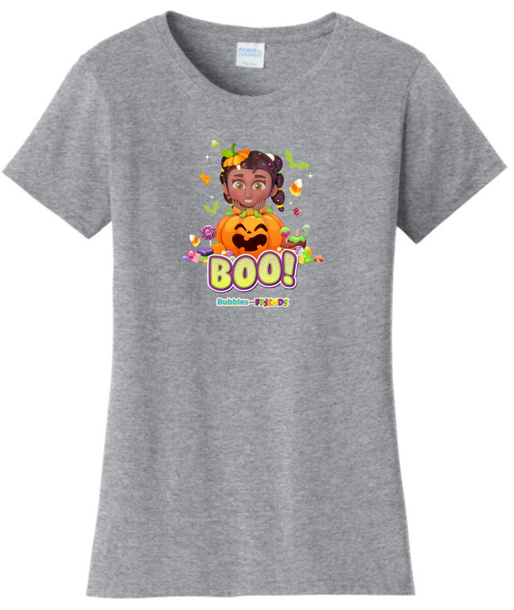 Bubbles and Friends - Halloween Collection Izzi Womens T-Shirt