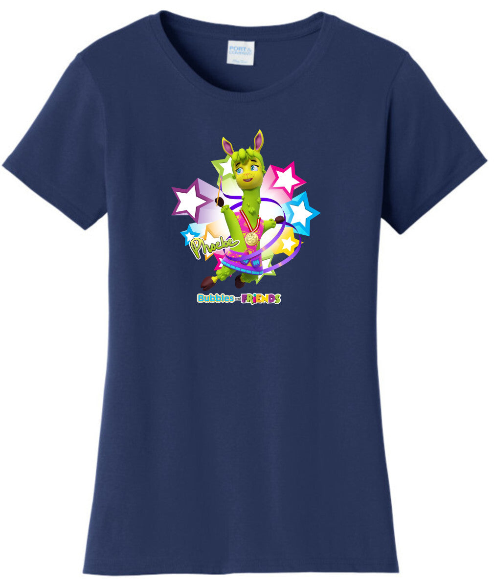 Bubbles and Friends - Summer Games Collection Gymnastics Phoebe Women T-Shirt