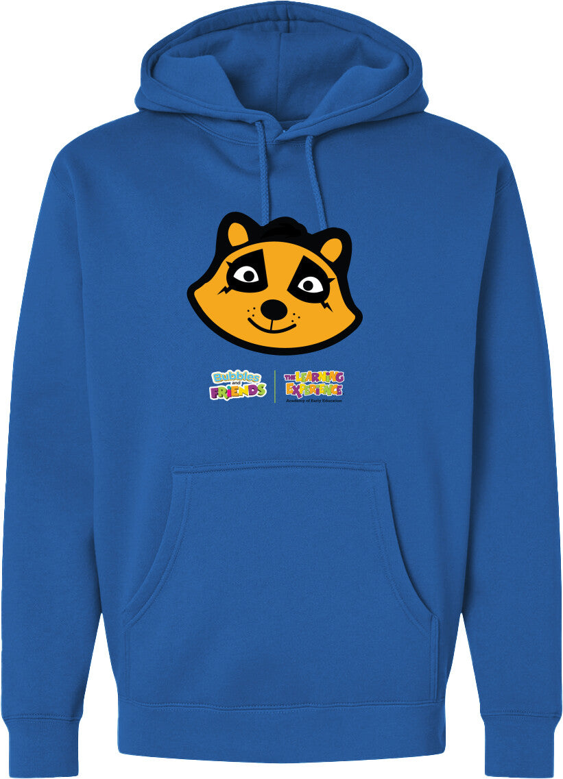Bubbles & Friends- Friends from Happyville 'Penny Polite' Midweight Hooded Sweatshirt- Unisex